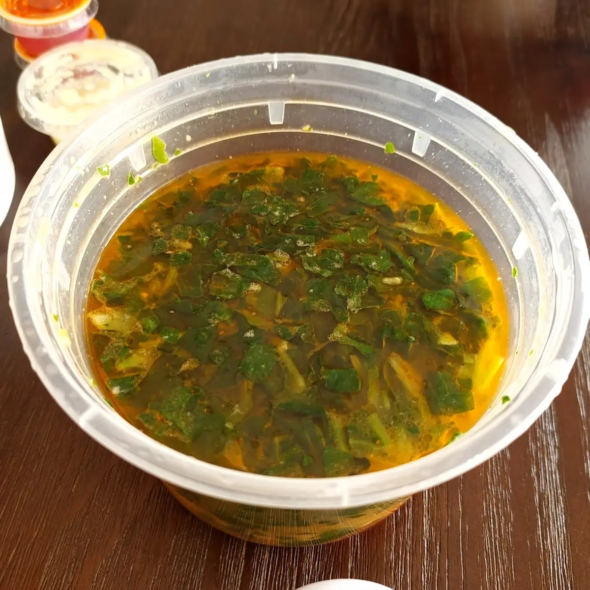 spinach chicken soup mild spicy 菠菜鸡汤微辣